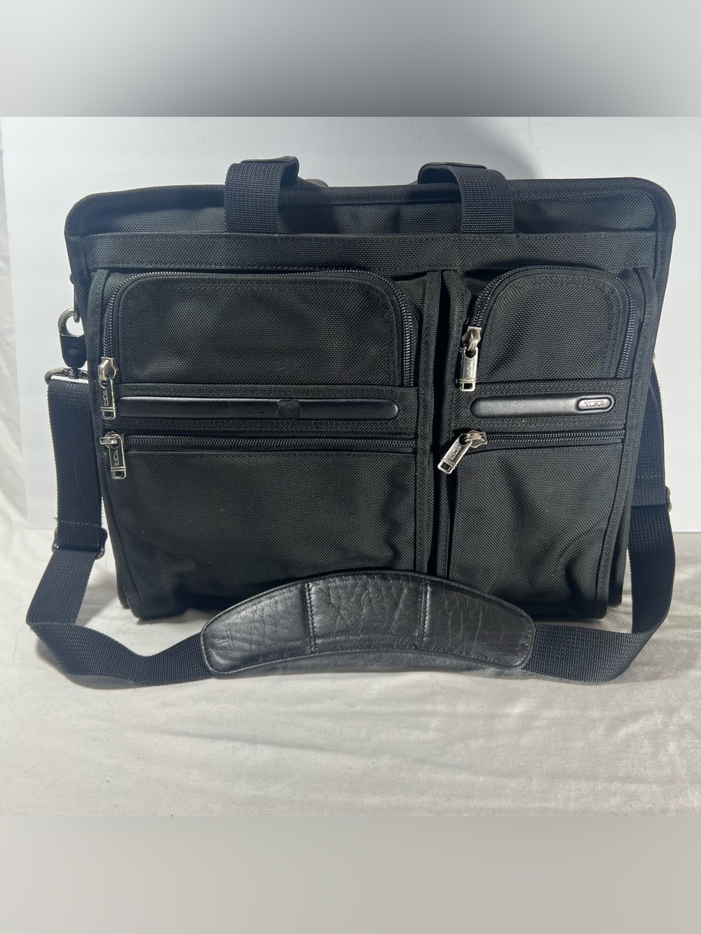 Tumi Alpha Expandable Organizer Laptop Briefcase (Style 26150D4)